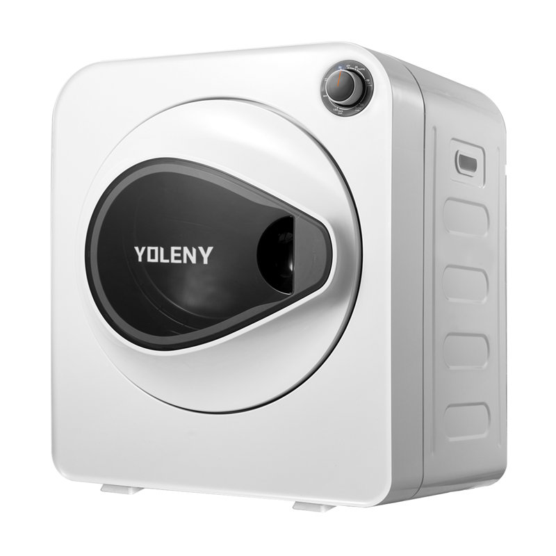 EROMMY Electric Compact Laundry Dryer, 13.2 lbs Load Stainless Steel Portable Dryer With Exhaust